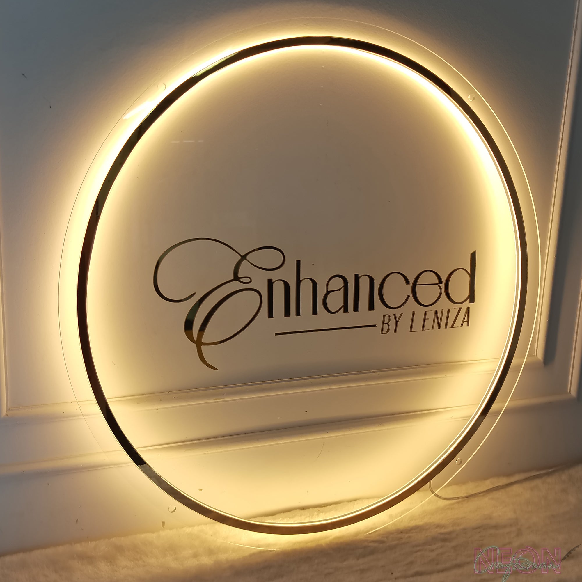 Acrylic Artwork Neon Logo