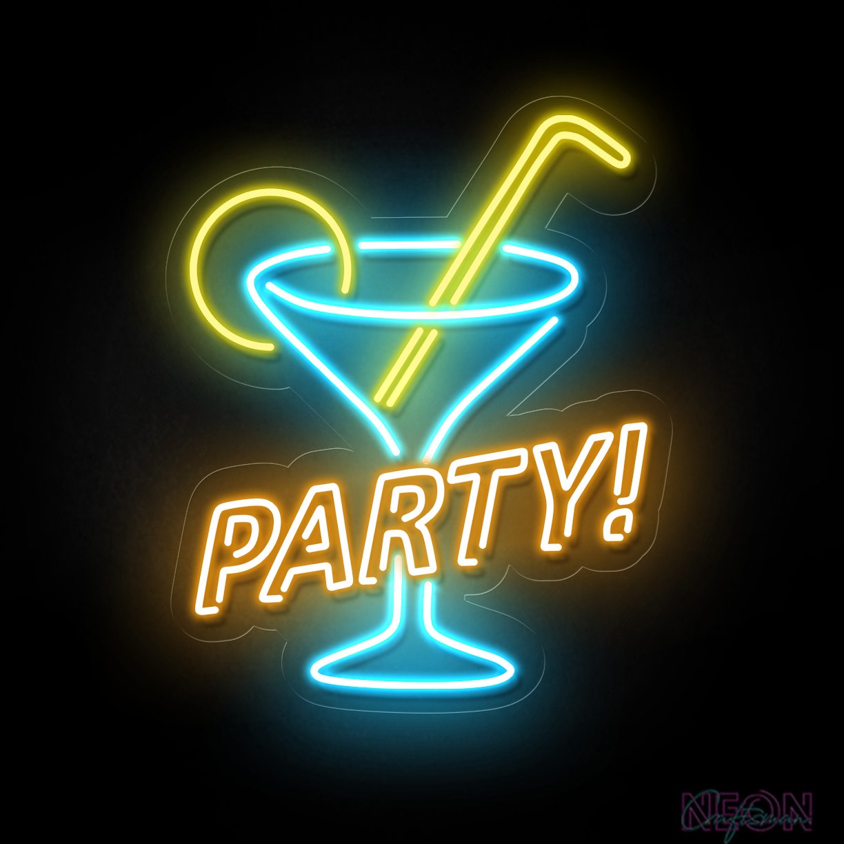 Cocktail neon sign