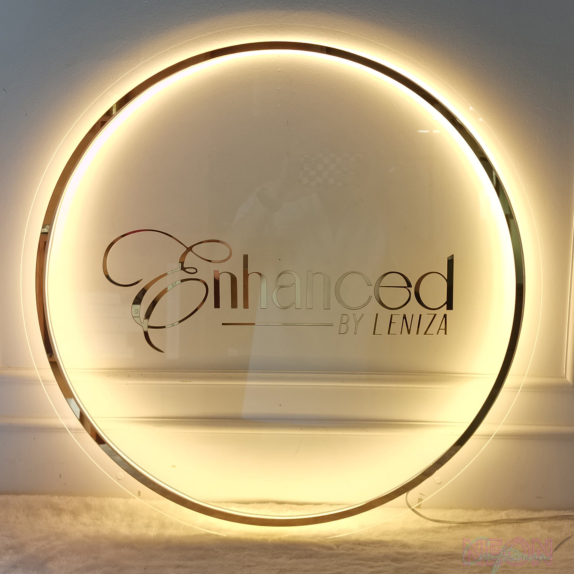 Acrylic Artwork Neon Logo