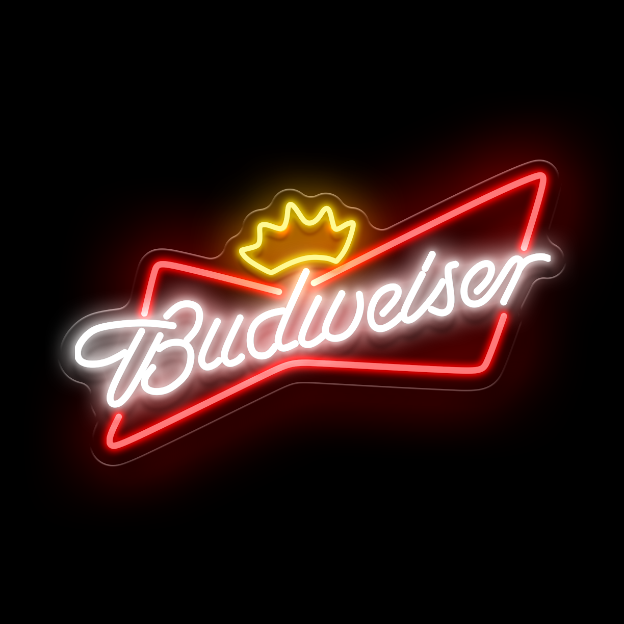 Budweiser neon sign