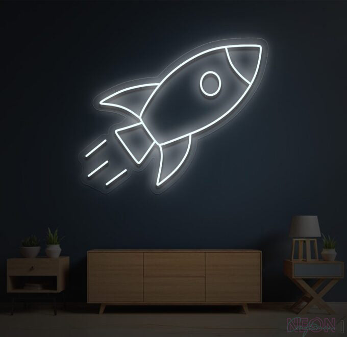 Rocket Neon Sign